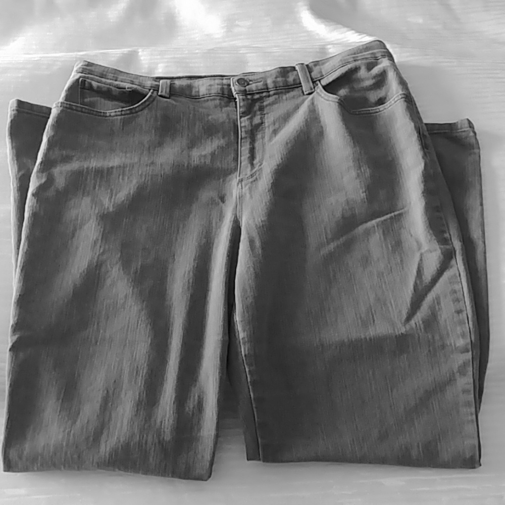 Gloria Vanderbilt Glo Gray Jeans size 14